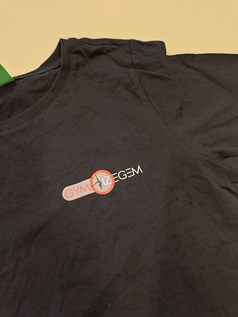 Zwarte T-shirt Gym Izegem Dames