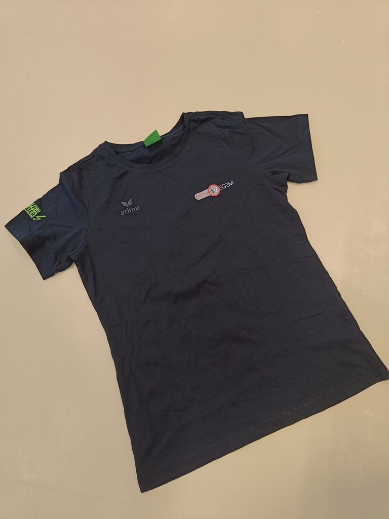 Zwarte T-shirt Gym Izegem Dames (36)