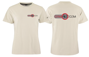 T-shirt DAMES Gym Izegem wit 